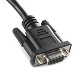 OBD2 16 Pin to DB9 Dişi Seri Port RS232 Çevirici Bağlantı Kablosu